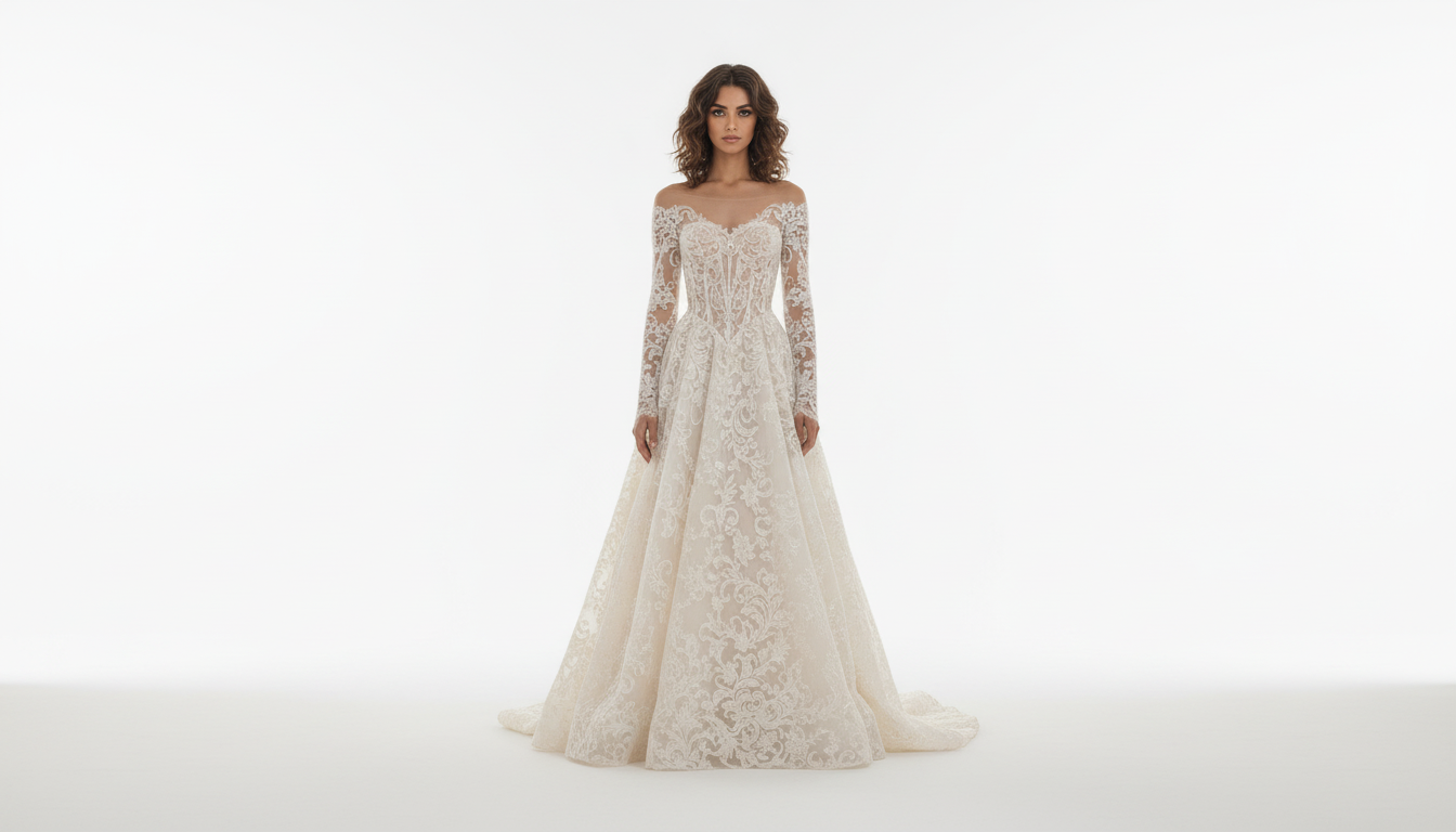 Ethereal Lace Gown - Editorial 1