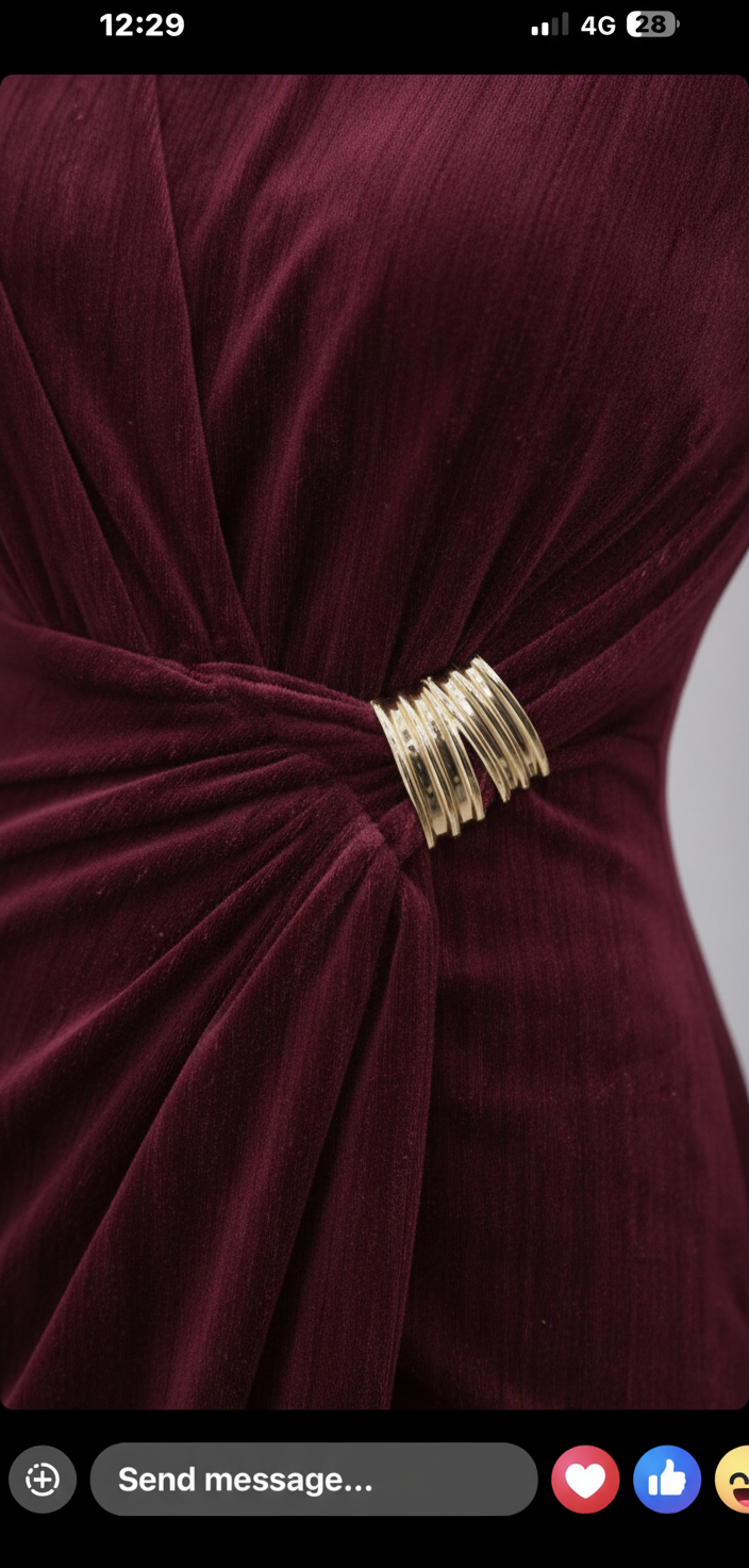 Velvet Ruby Dress - Editorial 3