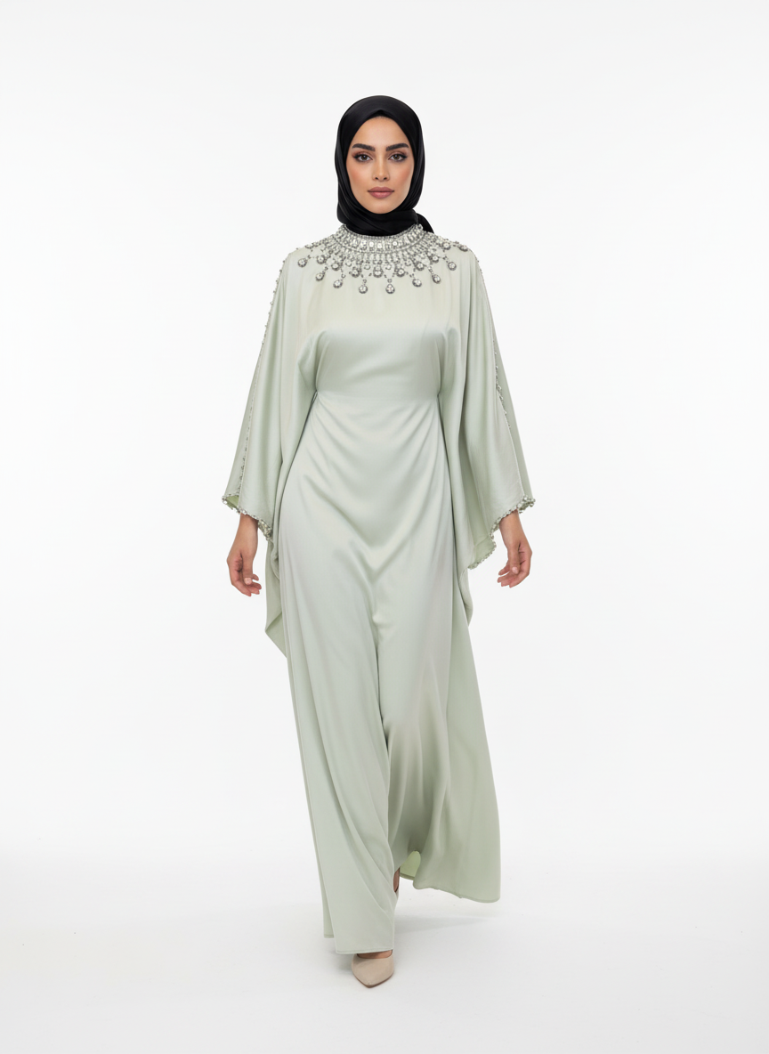 Mint Gala Abaya - Editorial 2