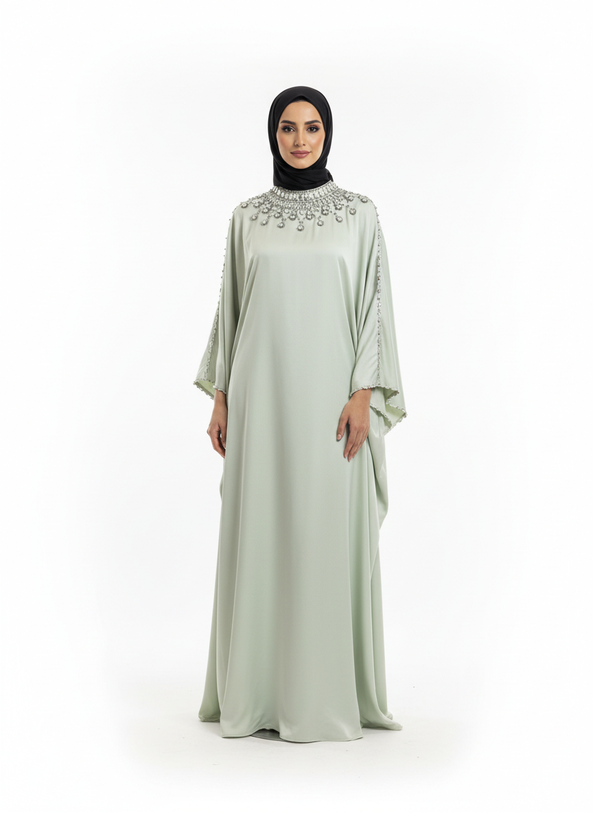 Mint Gala Abaya - Editorial 1