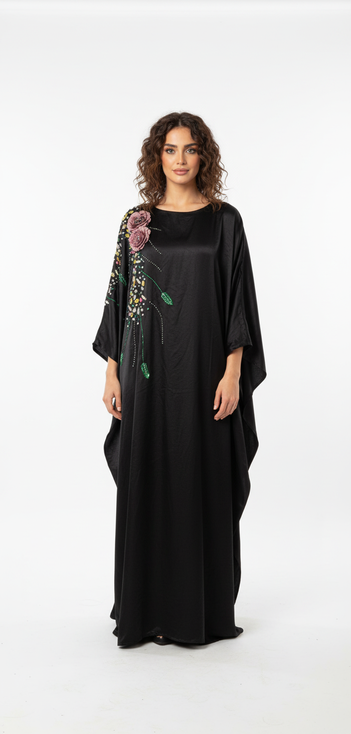 Floral Gem Abaya - Editorial 1