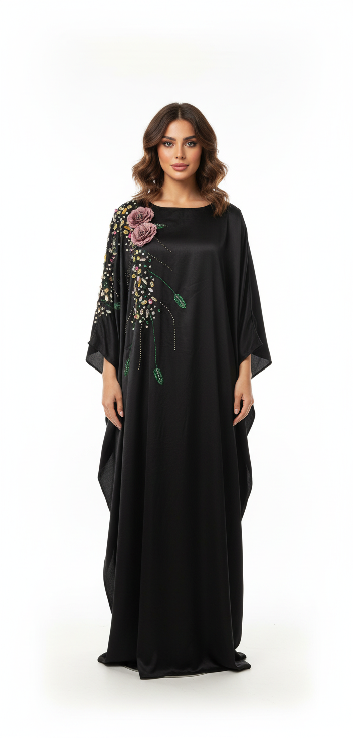 Floral Gem Abaya - Editorial 1