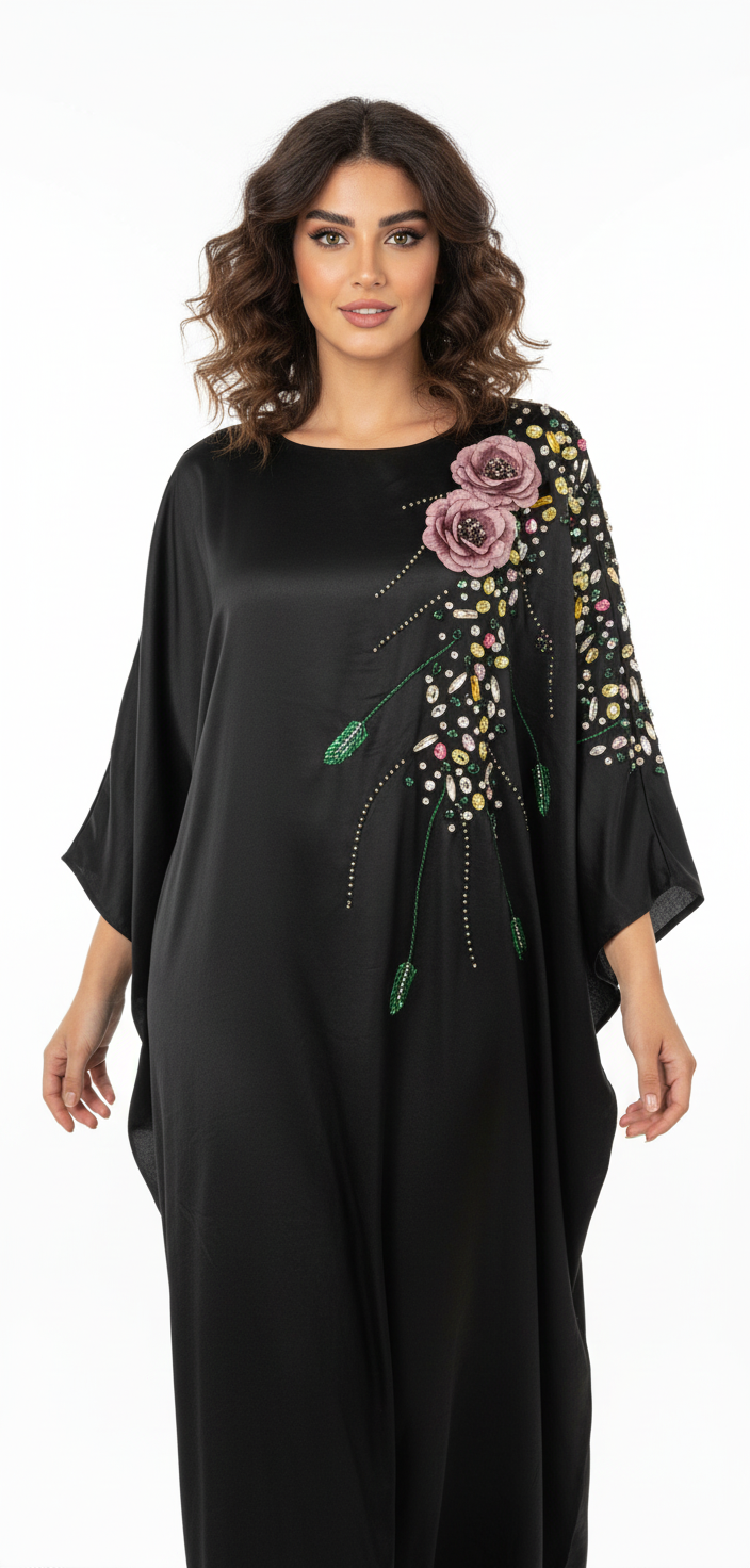 Floral Gem Abaya - Editorial 2