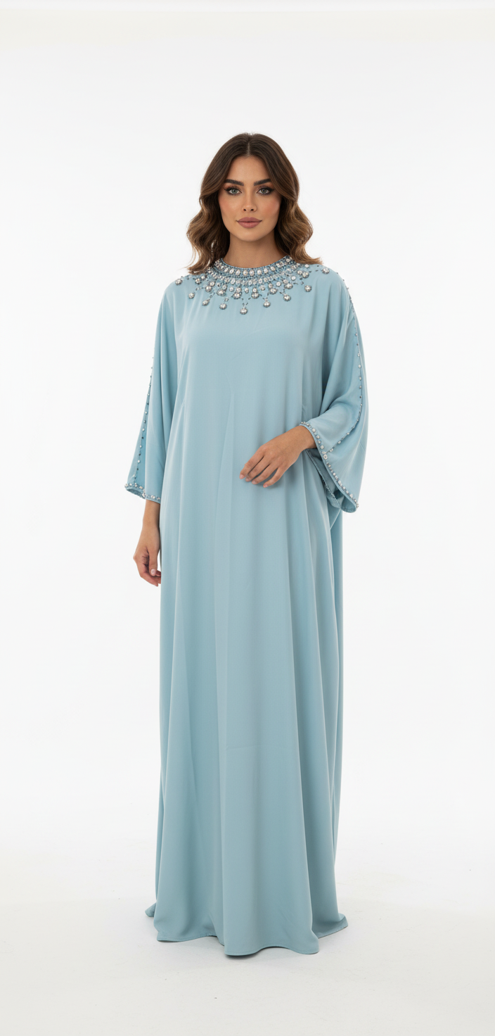 Sky Jewel Abaya - Editorial 1